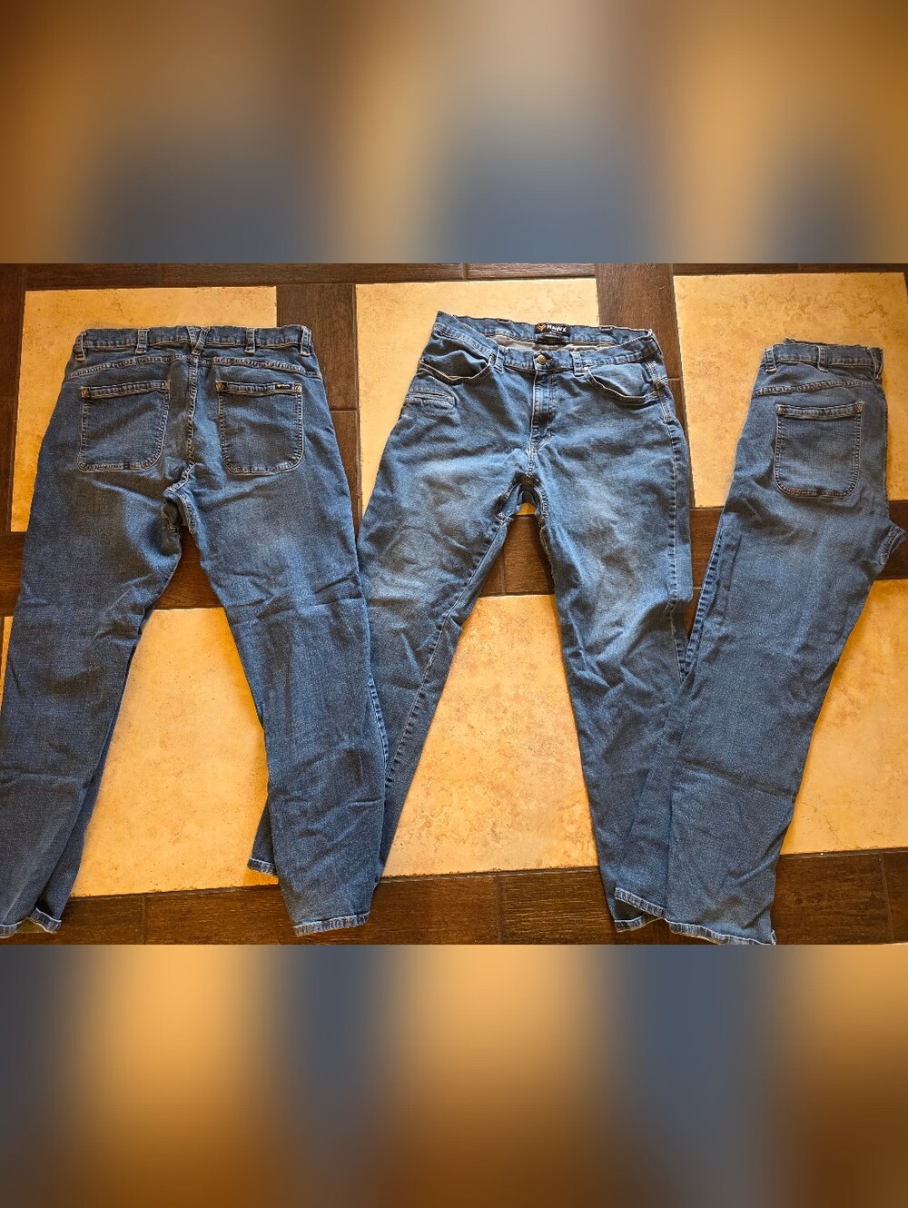 Hawk Mens Bootcut Jeans From Bootbarn